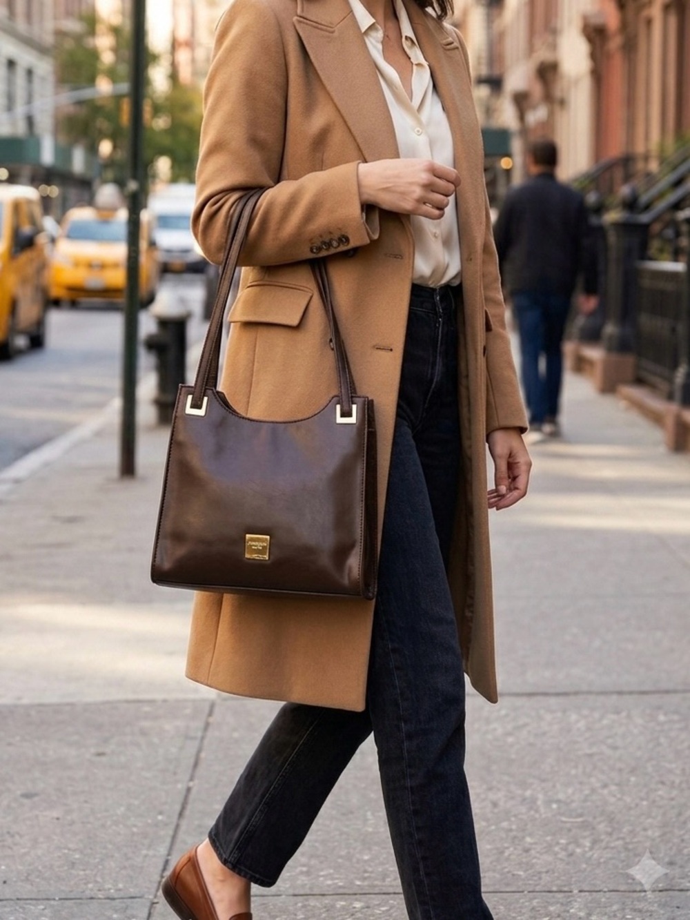 Mondani New York Brown Shoulder Bag - Flawless Condition! Vintage Chic